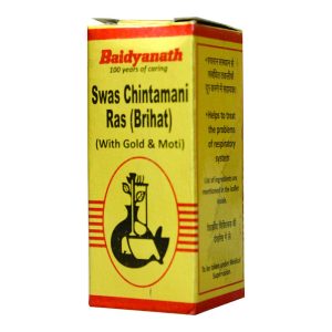 Shwas Chintamani Ras Gold (25Tabs) – Baidyanath