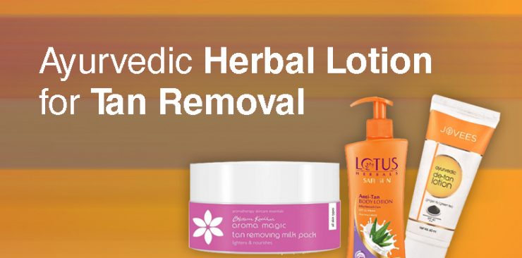 Ayurvedic herbal lotion for tan removal