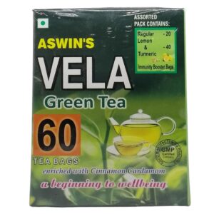 Vela Green Tea (60Bags) – Aswini Herbs