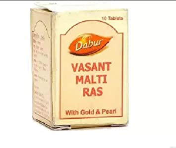 Vasant Malti Ras Gold (10Tabs) – Dabur