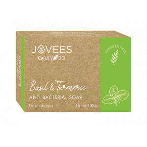 Basil & Turmeric Soap (100Gm) – Jovees