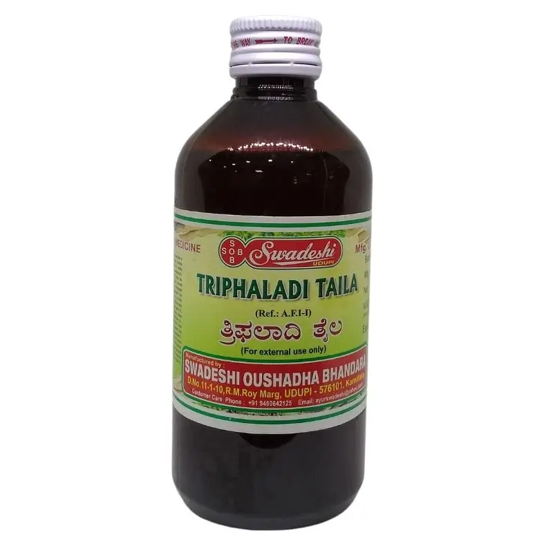 Triphaladi taila (200ml) – Swadeshi Ayurveda