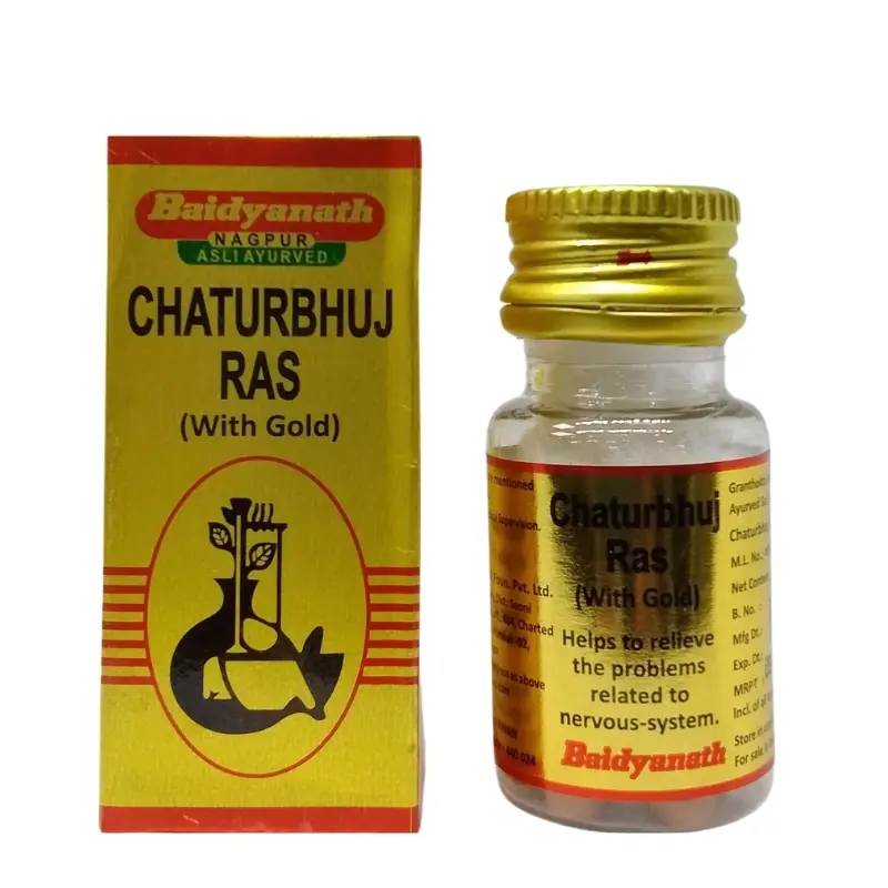 Chaturbhuj Ras(Gold) (10Tabs) – Baidyanath