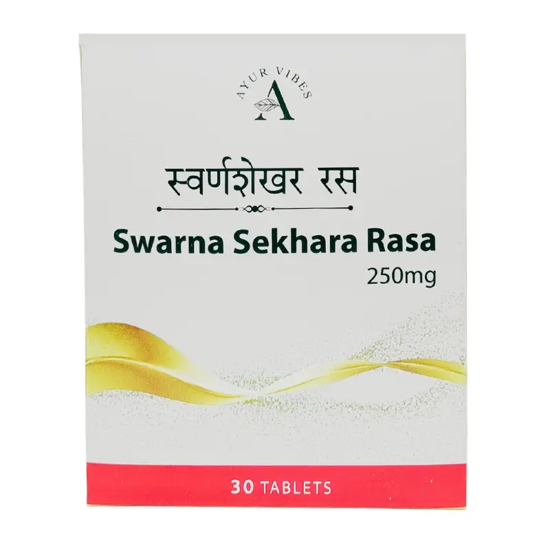 Swarna Sekhara Rasa 250Mg (30Tabs) – Ayur Vibes
