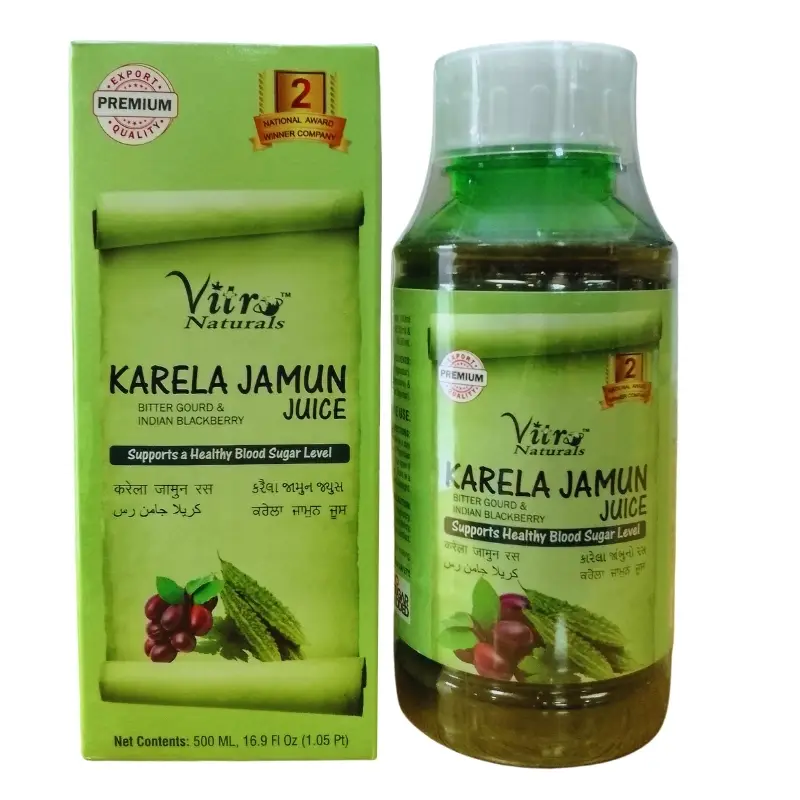 Karela Jamun Juice (500ml)- Vitromed Healthcare
