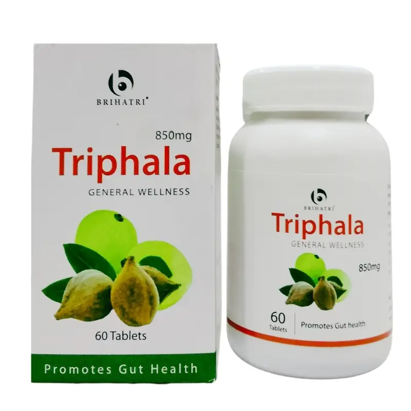 Triphala Tablet 850mg (60Tabs) – Brihatri