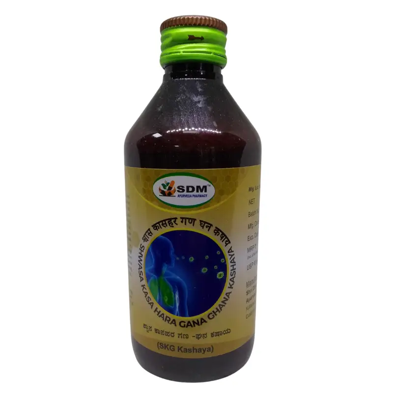 Shwasa Kasa Hara Gana Chana Kashaya 200ml – SDM Ayurveda Pharmacy