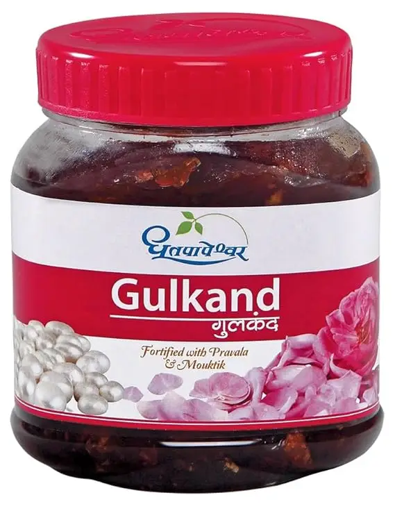 Gulkand With Praval & Mouktik (200Gm) – Shree Dhootapapeshwar