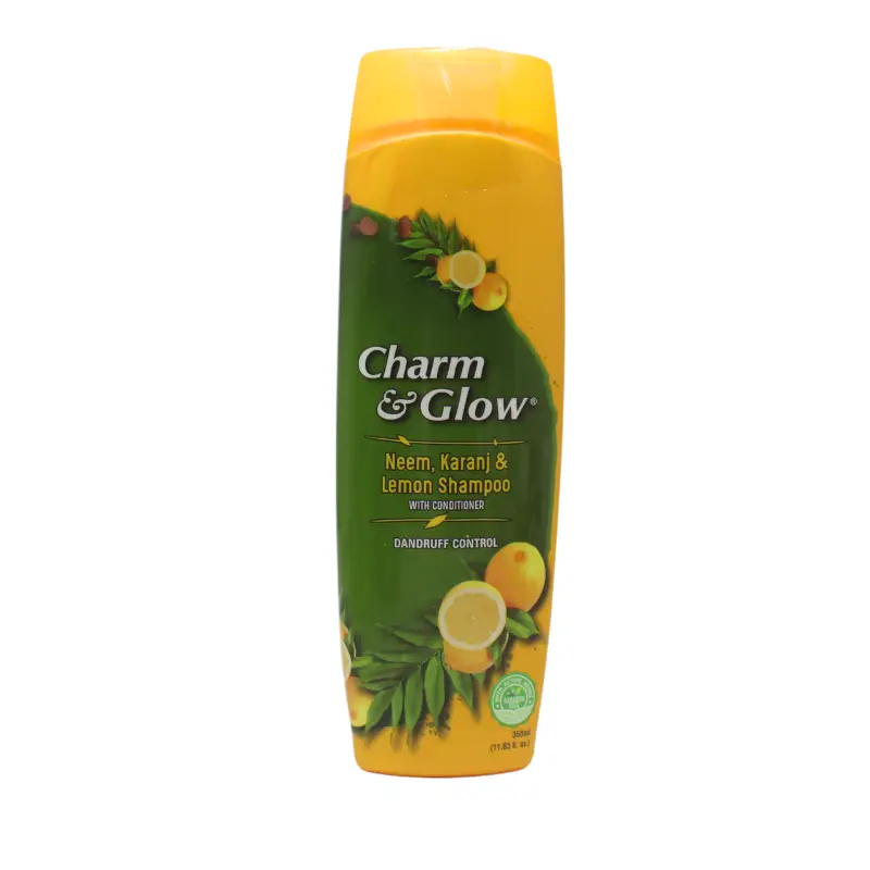 Charm And Glow Neem Karanj And Lemon Shampoo (350ml) – Ban Labs