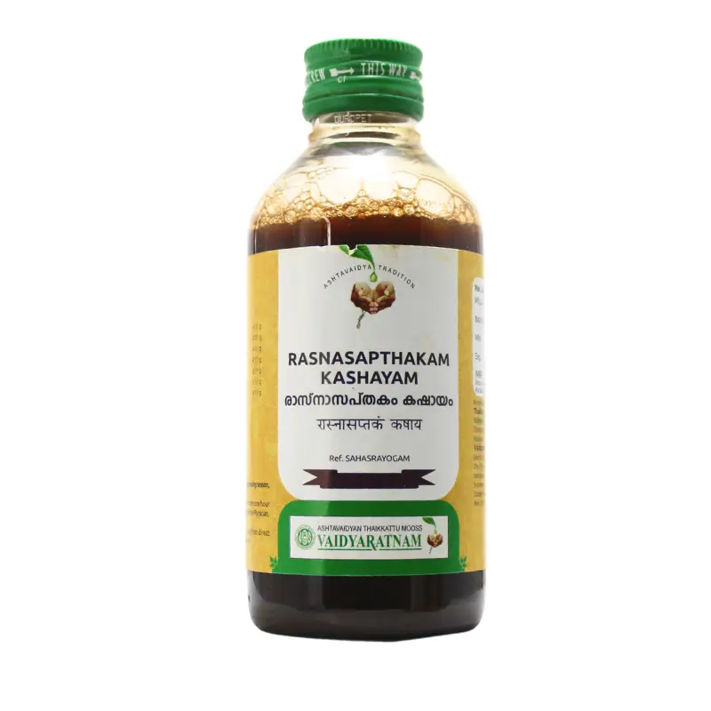 Rasnasaptakam Kashayam (200ml) – Vaidyaratnam