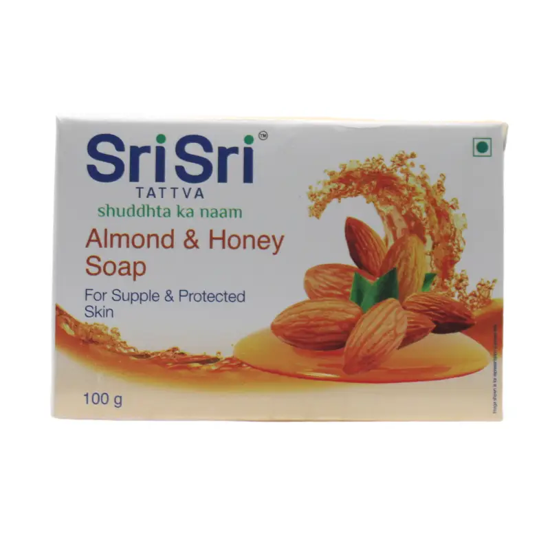 Almond & Honey Soap (100Gm) – Sri Sri Tattva