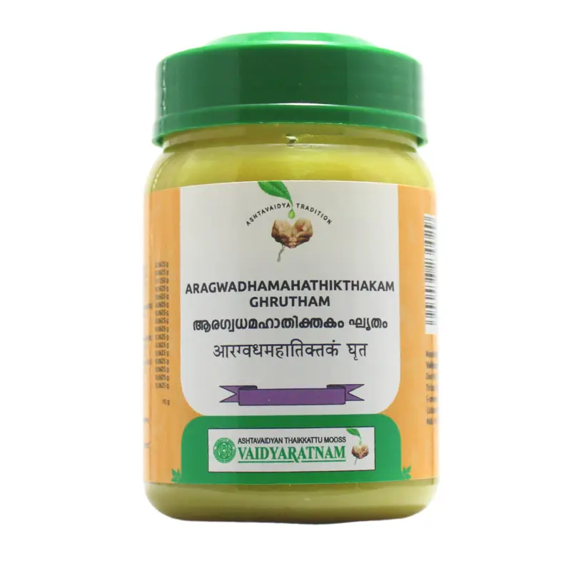 Aragwadhamahathikthakam Ghrutham (150Gm) – Vaidyaratnam