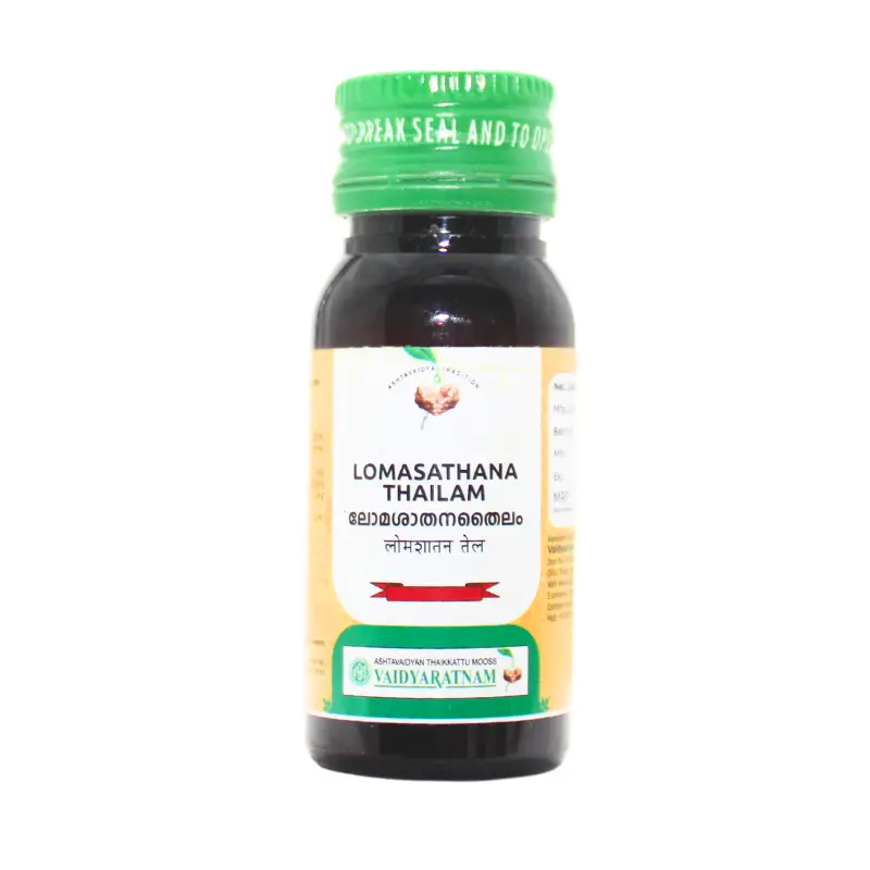 Lomashatana Taila (25ml) – Vaidyaratnam