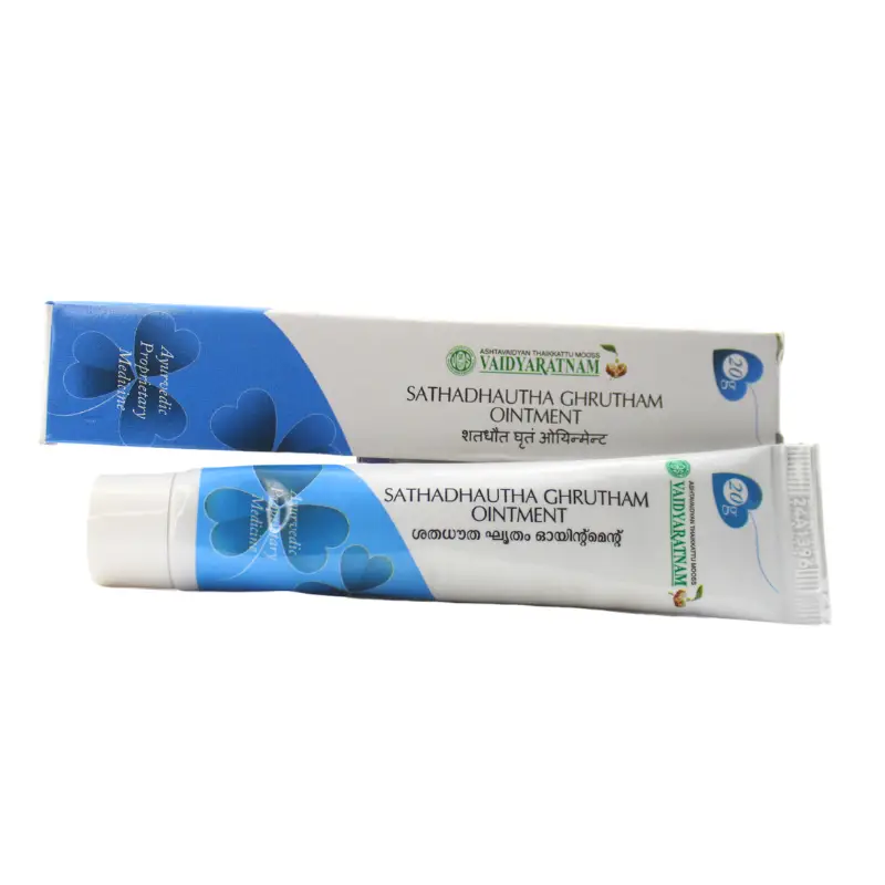 Sathadhautha Gritha Ointment (15Gm) – Vaidyaratnam
