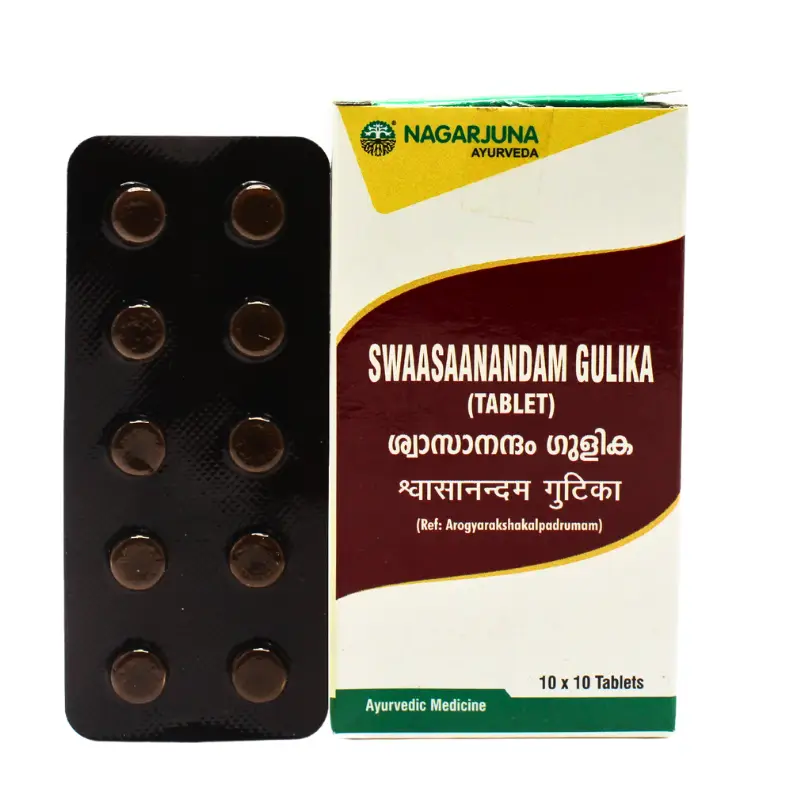 Swaasananda Gulika (10Tabs) – Nagarjuna