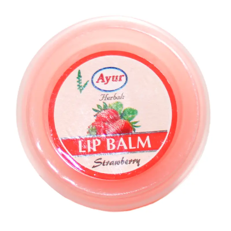 Ayur Lip Balm (8Gm) Strawberry – Ayur