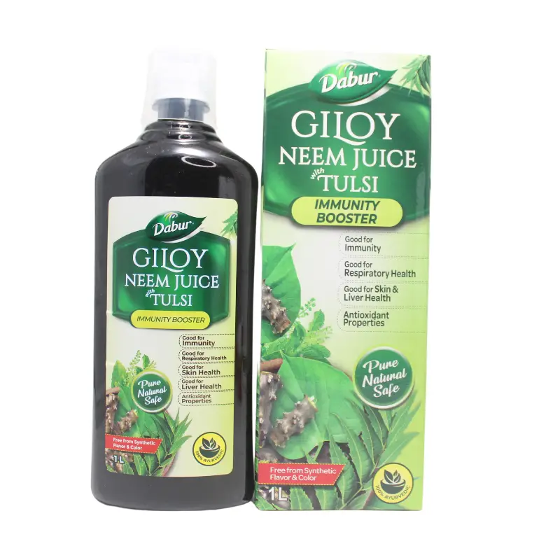 Giloy Neem Juice With Tulsi (1Ltr) – Dabur