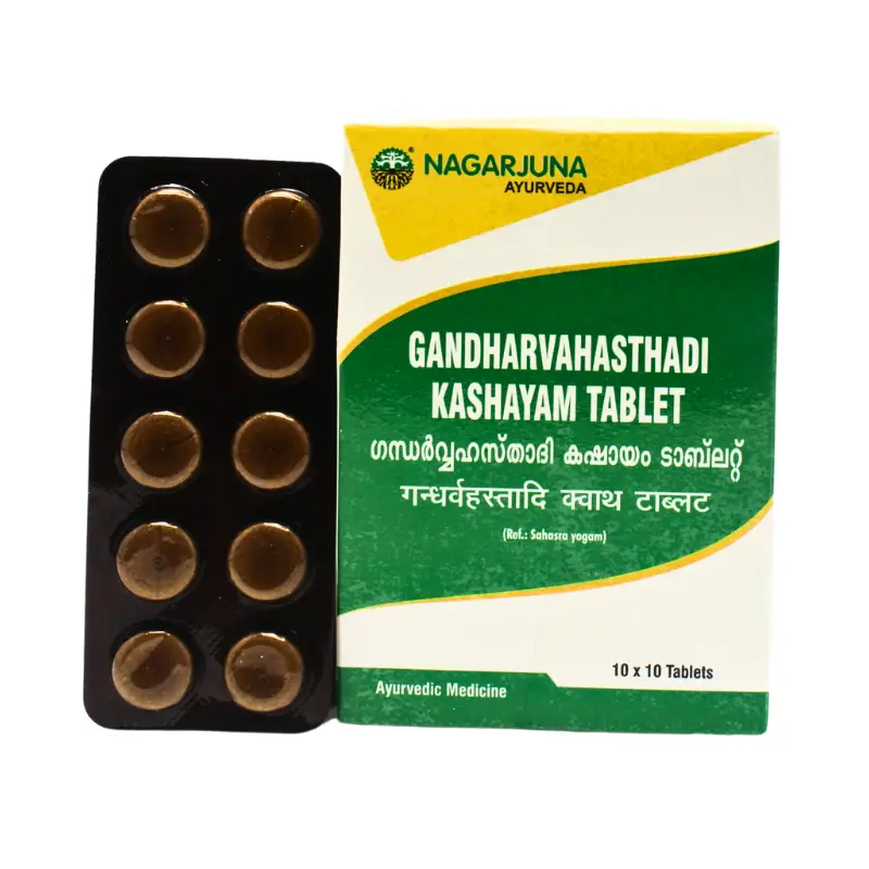 Gandharvahastadi Kashaya Tab (10Tabs) – Nagarjuna
