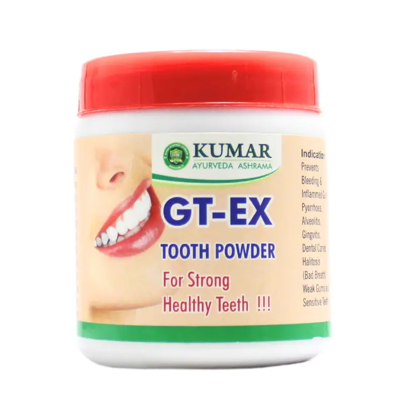 Gt Ex Tooth Powder (50Gm) – Kumar Ayurveda Ashrama