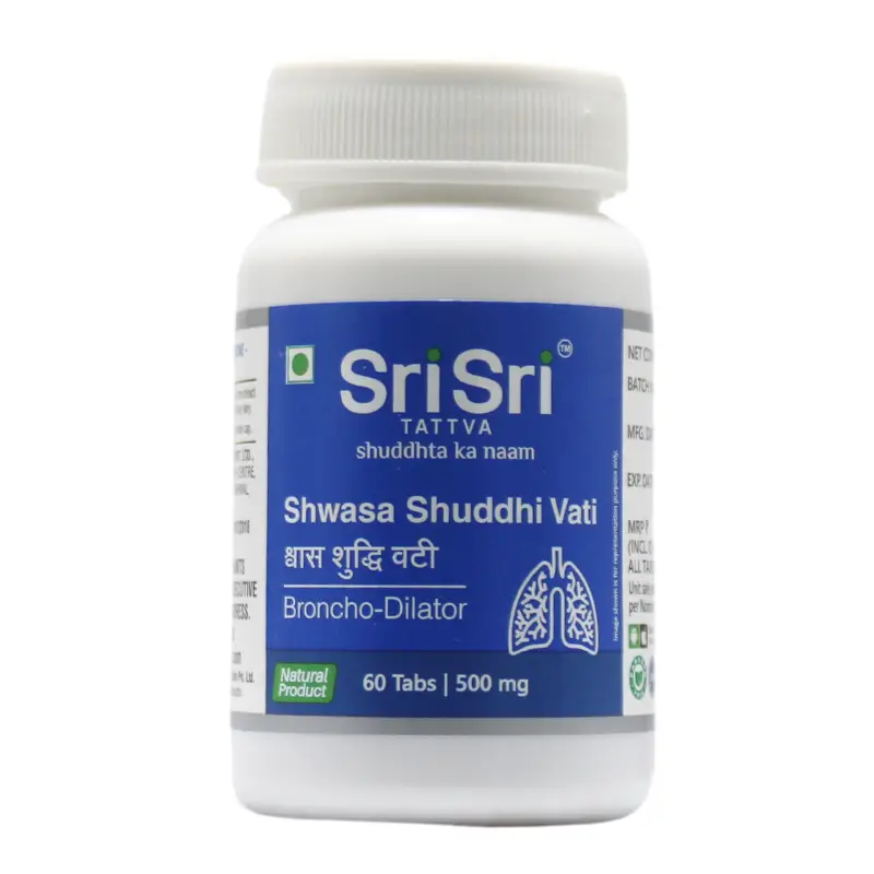 Shwasa Shuddhi (60Tabs) – Sri Sri Tattva