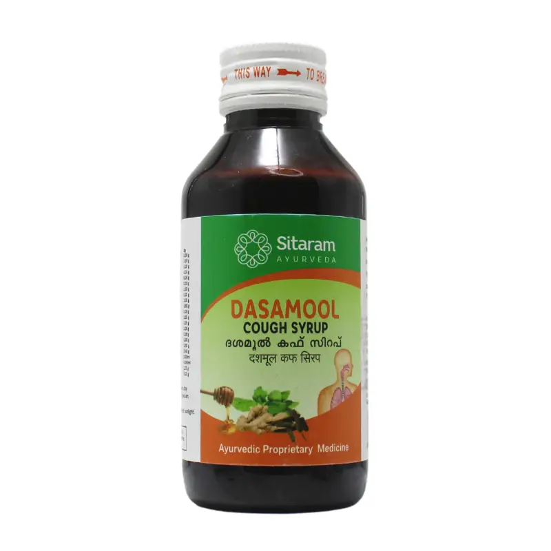 Dasamool Cough Syrup (100ml) – Sitaram Ayurveda
