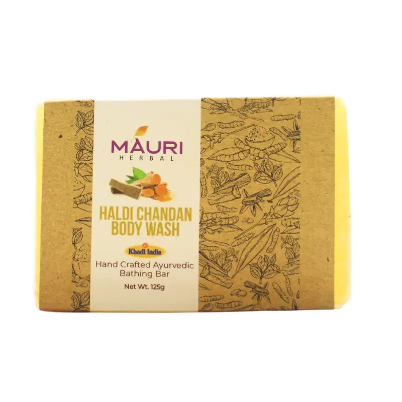 Khadi Haldi Chandan Body Wash Soap (125Gm) – Maruthi Mahila Swawalambi Sansthann
