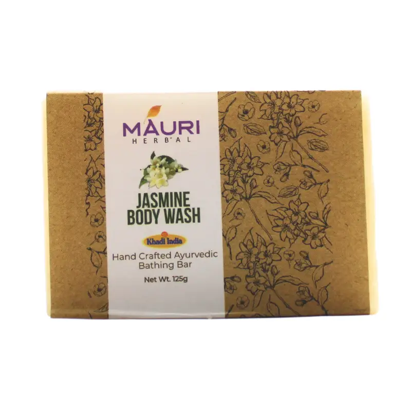 Khadi Jasmine Body Wash Soap (125Gm) – Maruthi Mahila Swawalambi Sansthann