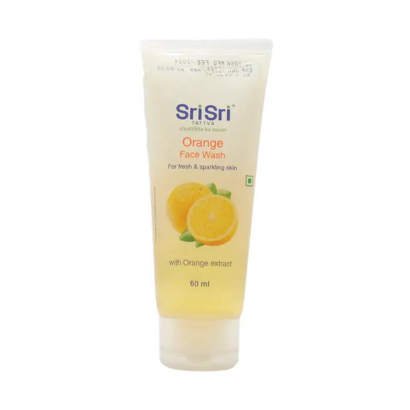 Orange Face Wash (60ml) – Sri Sri Tattva