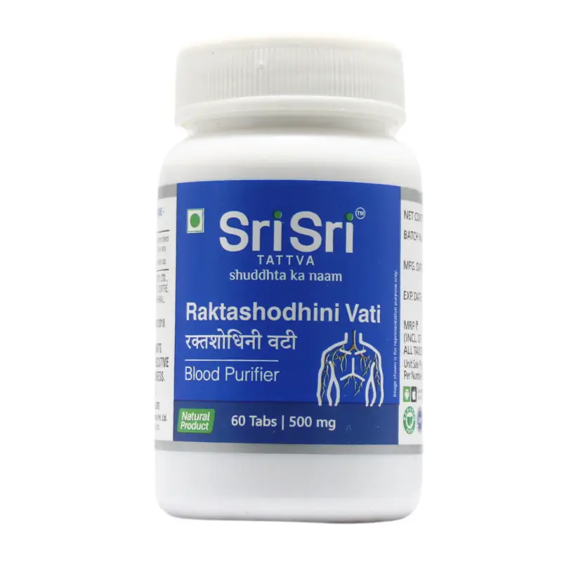 Raktashodhini Vati (60Tabs) – Sri Sri Tattva