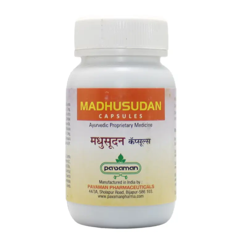 Madusudan Capsule (100Caps) – Pavaman
