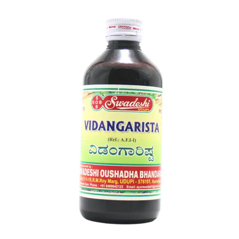 Vidangarishta (200ml) – Swadeshi Ayurved