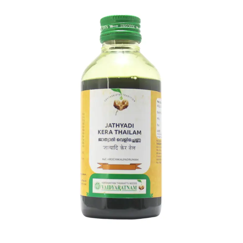 Jathyadi Kera Thailam (200ml) – Vaidyaratnam