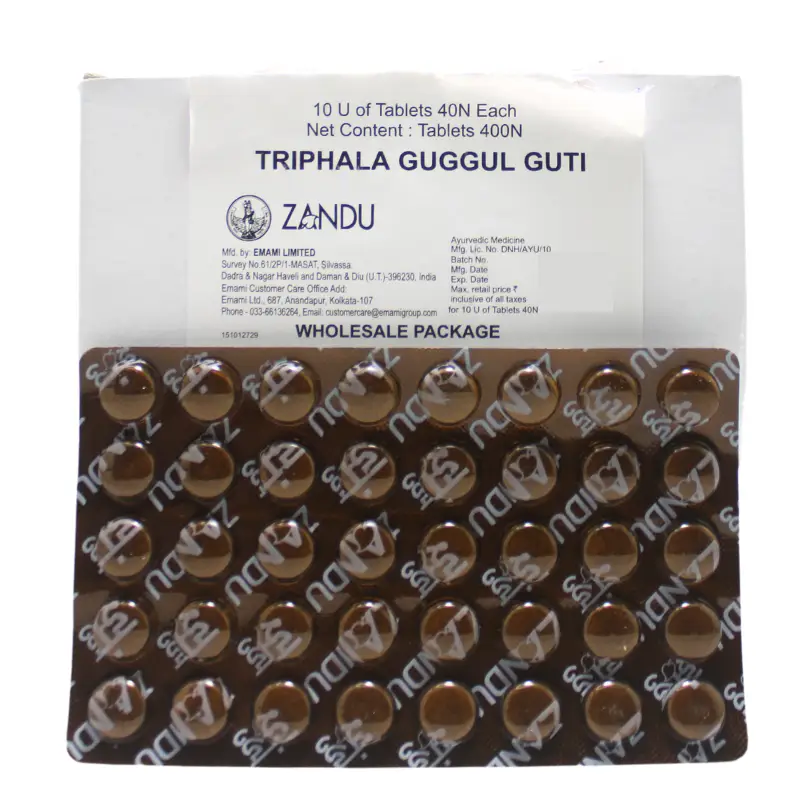 Triphala Guggulu Guti (40Tabs) – Zandu