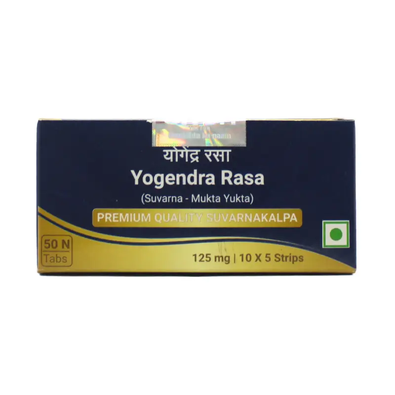 Yogendra Ras 125Mg) (10Tabs) – Sri Sri