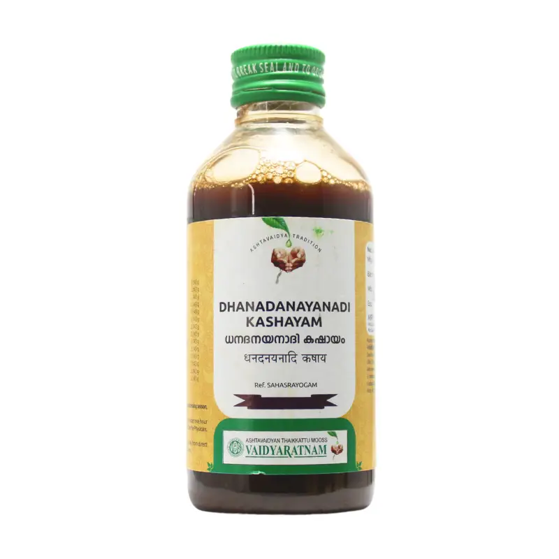 Dhanadanayandi Kashayam (200ml) – Vaidyaratnam