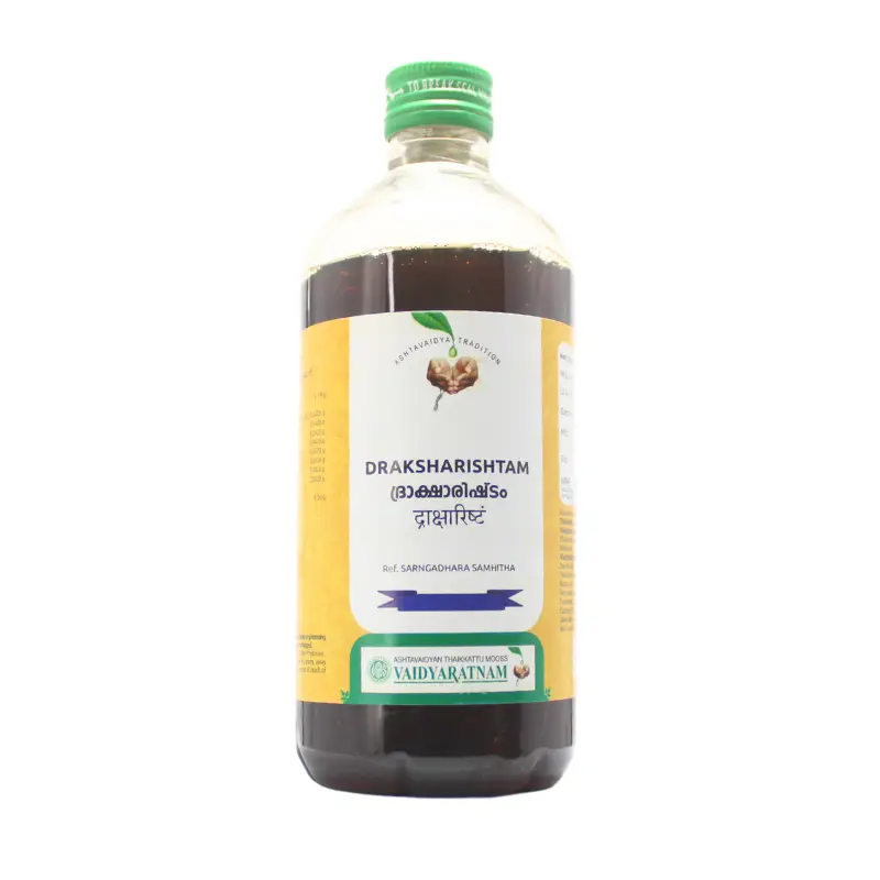 Draksharishtam (450ml) – Vaidyaratnam