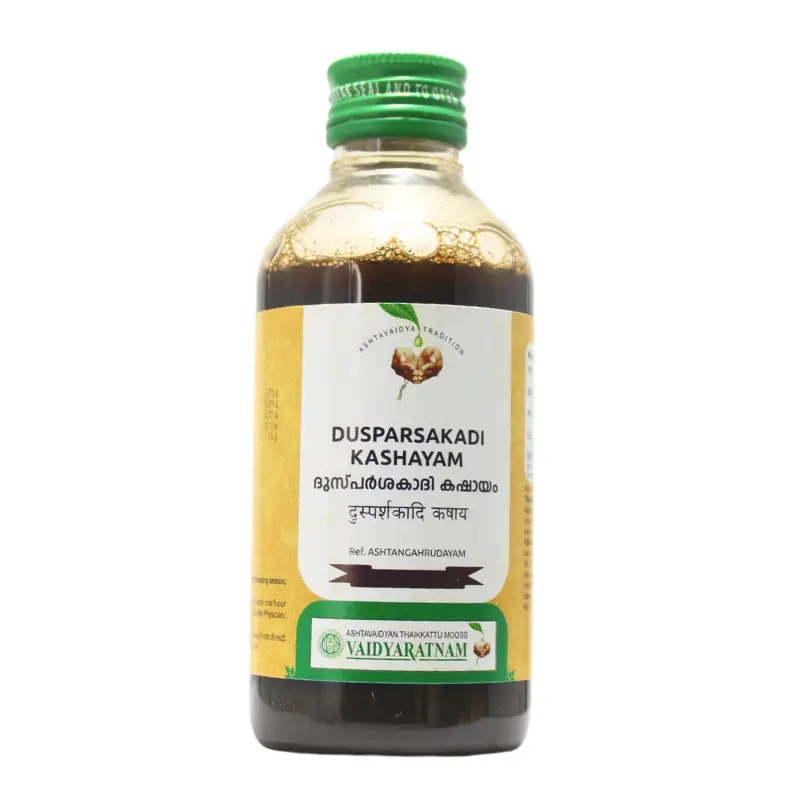 Dusparsakadi Kashayam (200ml) – Vaidyaratnam