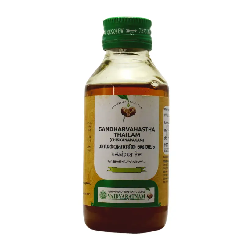 Ghandhavahasta thailam (100ml) – Vaidyaratnam
