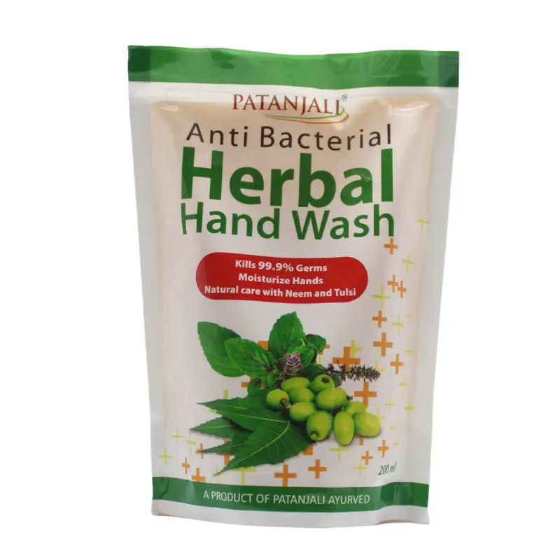 Herbal Hand Wash (Refill Packet) (200ml) – Patanjali Ayurveda