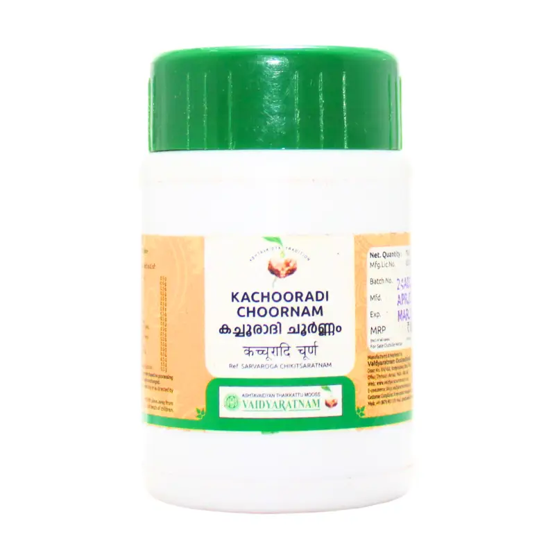 Kachooradi Choornam (10Gm) – Vaidyaratnam