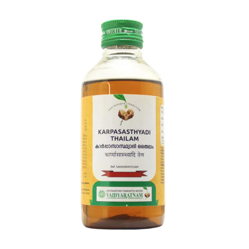 Karpasasthyadi Taila (200ml) – Vaidyaratnam