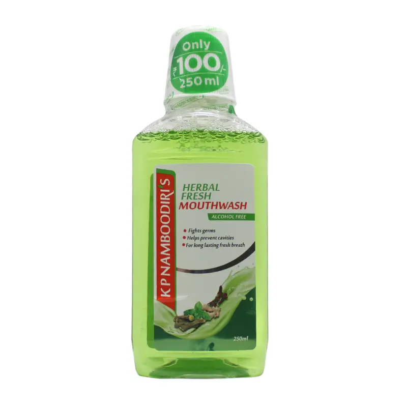 Kpn Herbal Fresh Mouthwash (100ml) – K.P.Namboodari’s