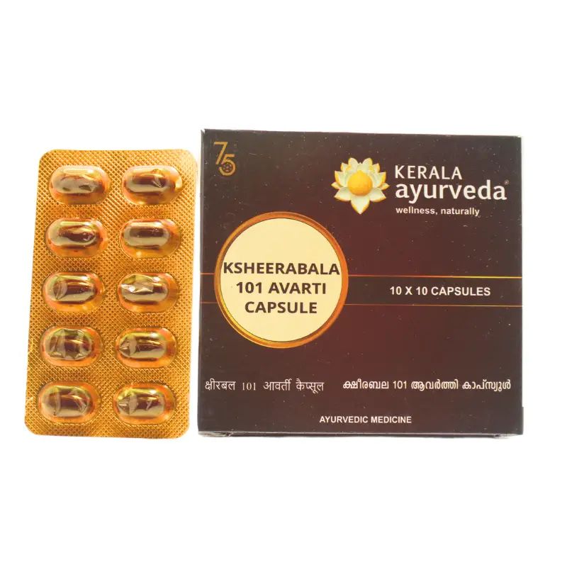 Ksheerabala 101 Avarti Capsule (10Caps) – Kerala Ayurveda