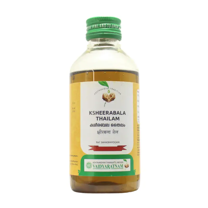 Ksheerabala Thailam (200ml) – Vaidyaratnam