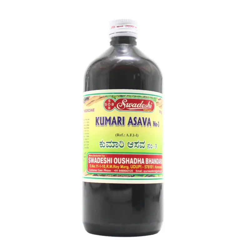 Kumari Asava No.3 (450ml) – Swadeshi Ayurveda