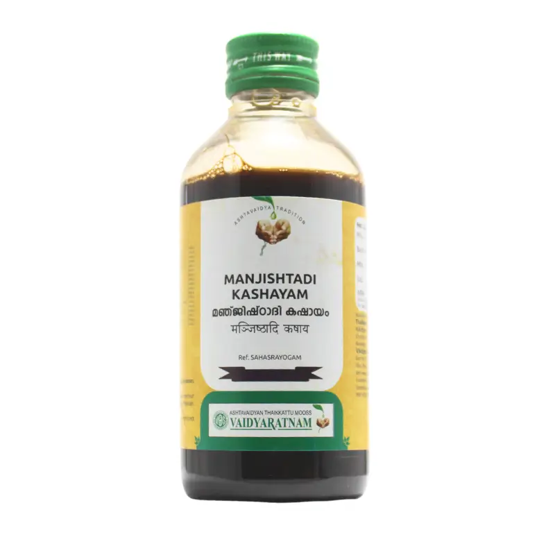 Manjishtadi Kashaya (200ml) – Vaidyaratnam