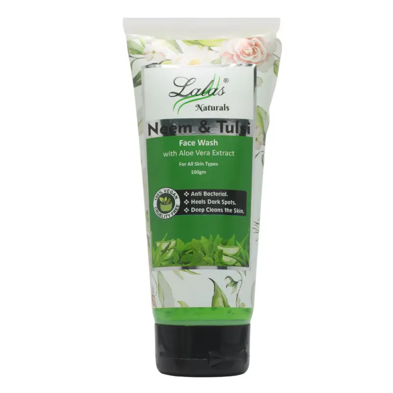 Neem &Tulsi Face Wash (100Gm) – Lala Dawasaz