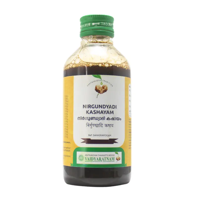 Nirgundyadi Kashyam (200ml) – Vaidyaratnam