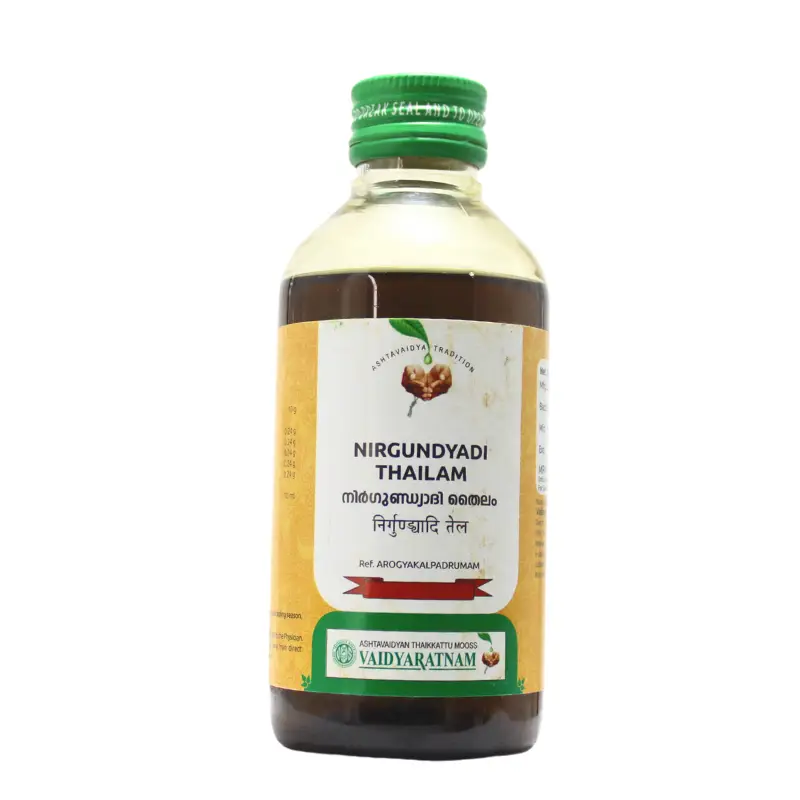 Nirgundyadi Taila (200ml) – Vaidyaratnam