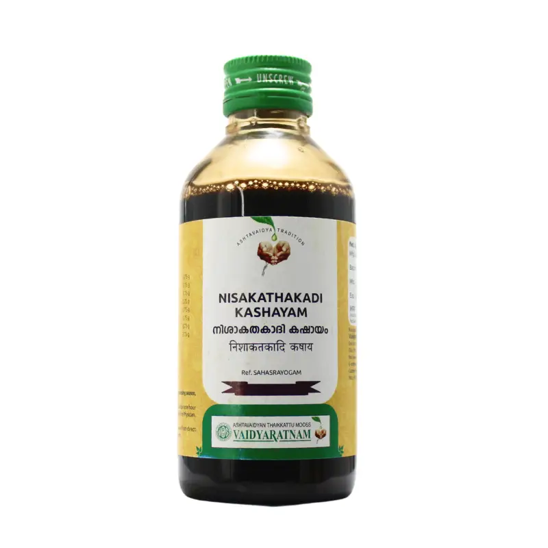 Nishakathakadi Kashayam (200ml) – Vaidyaratnam